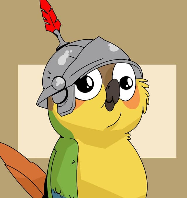 HoodRoost helmeted bandit