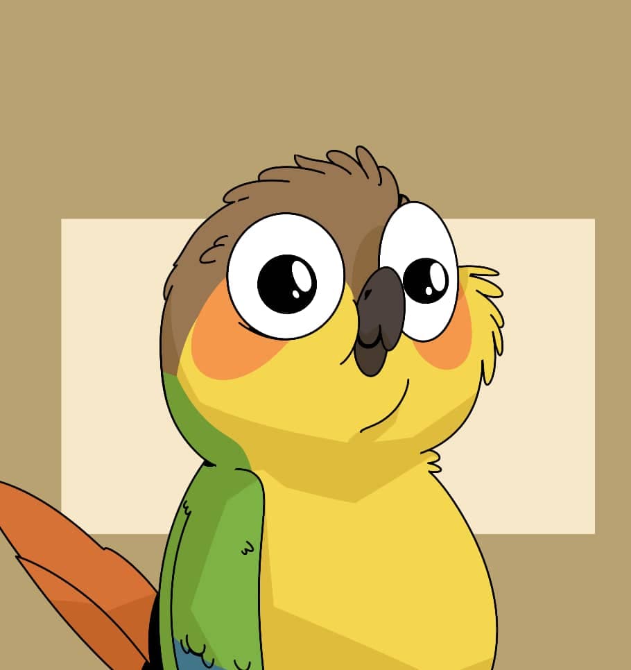 HoodRoost scout bandit, big googly-eyed mascot